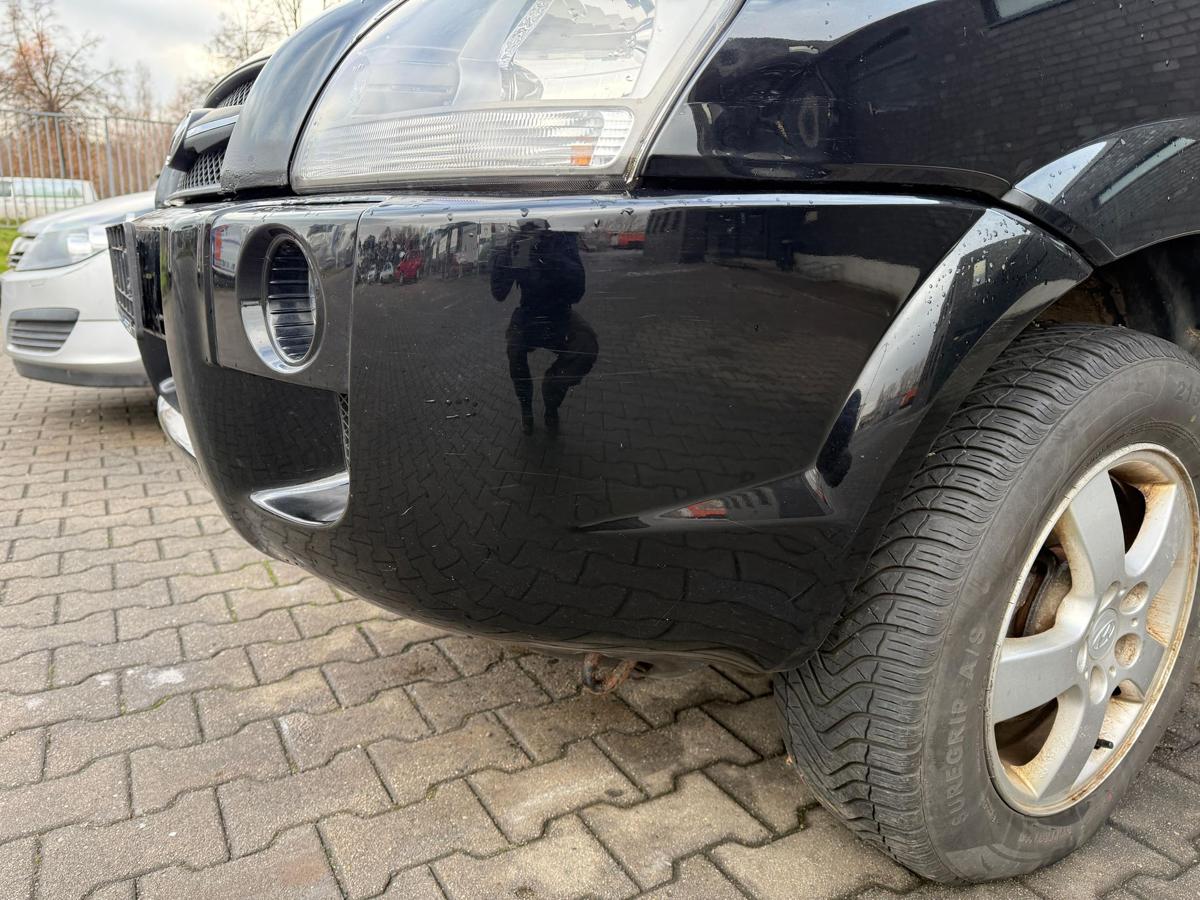 Hyundai Tucson JM BJ06 original Sto&szlig;stange Sto&szlig;f&auml;nger vorn EB Ebony Black